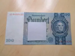 100 REICHSMARK REICHSBANKNOTE BERLIN 1935 GERMAN EMPIRE WW2