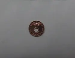 NAZI SWASTIKA ERA 1 PFENNIG 1938 E 3 PFENNIG HITLER STAMP WW2 3 REICH EXCELLENT