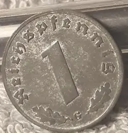 1942 WW2 1 PFENNIG OF GERMANY ,CIRCULATED, HAS FLAWS