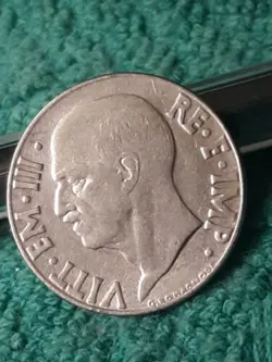 1940 - 20 CENTESIMI ITALIAN COIN , WW2 ITALY HEAVY CIRCULATED COIN ,SEE PHOTOS