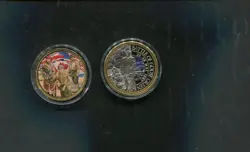 2 MEDALLIONS OF  WW2