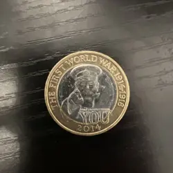 RARE THE FIRST WORLD WAR - £2 TWO POUND COIN- 2014 - CIRCULATED - LORD KITCHENER