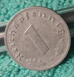 1942 REICHSPFENNIG COIN