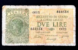 ITALY BANKNOTE LIRE