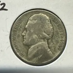 1942 P 35% SILVER JEFFERSON WARTIME NICKEL WORLD WAR 2 WWII - FREE SHIPPING