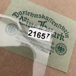 GERMAN MARK BANKNOTE