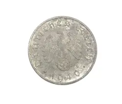 NAZI GERMANY, THIRD REICH REICHSPFENNIG, 1940 WW2