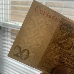 RARE WATERMARK ORNAMENT