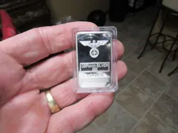 GERMAN WORLD WAR 2 EAGLE RARE 1 OUNCE 999 SILVER