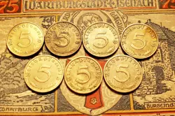 A*B*D*E*F*G*J REICHSPFENNIG 3RD