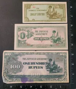 BURMA RUPEES PAPER