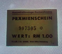 ESTATE/GHETTO/REICHSMARK/SACHSENHAUSEN/WW2/CONCENTRATION