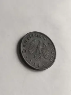 WW2 GERMAN 3RD REICH COIN 1943  10 REICHPFENNIG  TEN PFENNIG COIN.