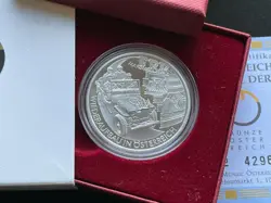 2003 AUSTRIA 20 EUROS WW2 RECONSTRUCTION MARSHALL PLAN POST-WAR .900 SILVER COIN