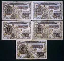 LOT SET BANKNOTES