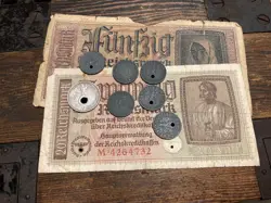 WW2 GERMAN WEHRMACHT REICHSMARK MILITARIA COINS