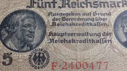 WW2 REICHMARKS BANKNOTE