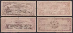 FREE NEGROS US ARMY MILITARY 5 & 10 PESOS PHILIPPINE  WW2 BANKNOTE #S712-S13
