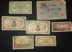 JAPANESE BANKNOTE LOT