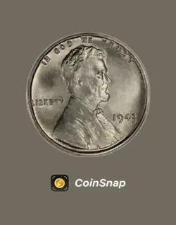 1943 D LINCOLN WHEAT CENT PENNY WW2 STEEL WAR CENT