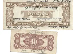 PAIR OF WW2 PHILIPPINE SHORT SNORTERS OCT 5 1944 IN BURMA