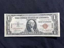 UPPER GRADE 1935A $1 HAWAII NOTE WW2 EMERGENCY ISSUE