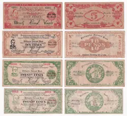 4 US PHILIPPINES WW2 ILOILO NOTES PRES. QUEZON, ROOSEVELT & GEN. MACARTHUR