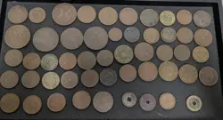 LOT OF 51 PRE-WORLD WAR 2 CHINESE COINS VARIOUS PROVINCES AND DENOMINATIONS -NH