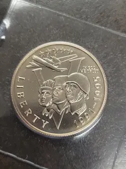 1993 UNCIRCULATED WWII WORLD WAR 2 1991-1995 COMMEMORATIVE HALF DOLLAR