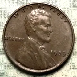 1939 WHEAT PENNY AU ABOUT UNCIRCULATED BROWN WW2 COIN HISTORY! PICK YOURS STORE