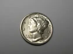 RARE OLD 1943 D 90% SILVER WORLD WAR 2 ERA DIME COLLECTOR COIN