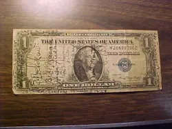 $1 1935 SILVER CERTIFICATE WW2 SHORT SNORTER NOTE AIR TRANSPORT COMMAND