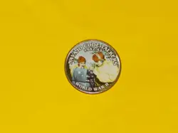 COLORIZED KENNEDY HALF DOLLAR - WORLD WAR 2 - NAVAJO CODE TALKERS K415