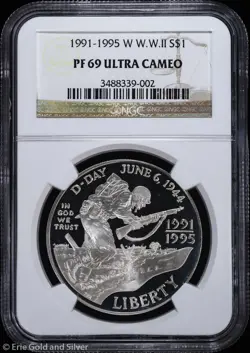 D-DAY COMMEM SILVER