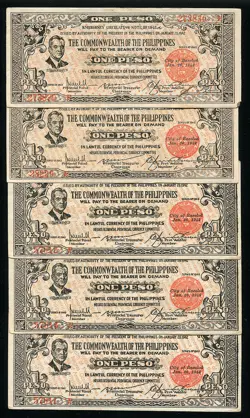 BANKNOTES WW2 PESO