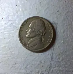 1938 JEFFERSON NICKEL,$1500,FIRST YEAR, PRE WW2, RARE NO MINT MARK, G/VG 