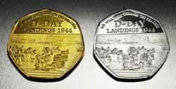D-DAY COMMEMORATIVES. .999