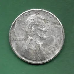 1943 S STEEL WW2 ERA CIRCULATED LINCOLN WHEAT CENT