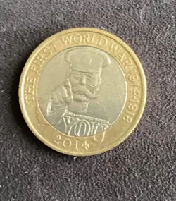 THE FIRST WORLD WAR 2 POUND COIN 1914 - 1918. 2014 EDITION 