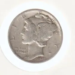 RARE OLD 1943 US WWII SILVER MERCURY DIME COIN COLLECTION BULLION BAR ROUNDS WW2