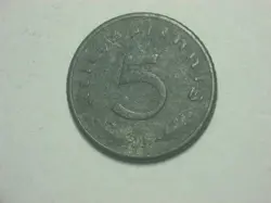 REICHSPFENNIG COIN WW2
