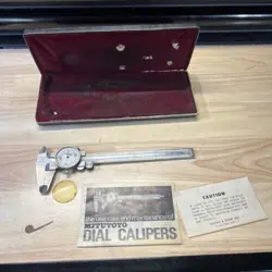 MITUTOYO 6 IN DIAL CALIPERS .001