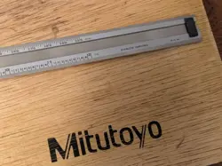 MITUTOYO 12 INCH DIAL CALIPER NO 505-645-50 W/ CASE
