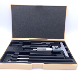 MITUTOYO DIGITAL-MECHANICAL DEPTH MICROMETER 0-4