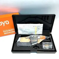 MITUTOYO DIGITAL MICROMETER 293-141-40 MD-E50 JAPAN