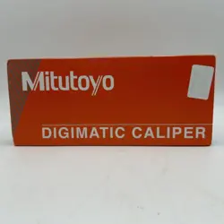 MITUTOYO 500-475 DIGITAL CALIPERS, SOLAR POWERED, INCH/METRIC, STAINLESS STEEL