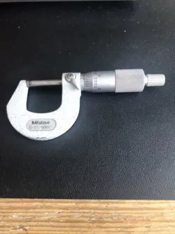 MITUTOYO 103-260-99 OUTSIDE MICROMETER, 0-1