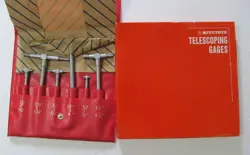 MITUTOYO 155-903 TELESCOPIC GAGES 6 PIECES 5/16-6