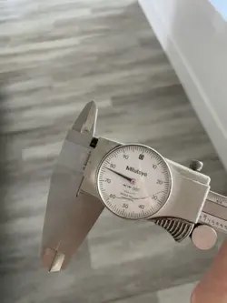 MITUTOYO 505–677 0–12 INCH DIAL CALIPER 0.001