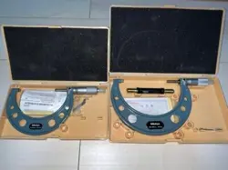 MITUTOYO MICROMETER SET OF 2 JAPAN